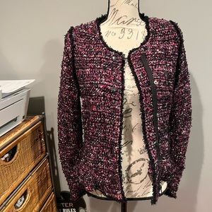 White House black market sweater jacket size small